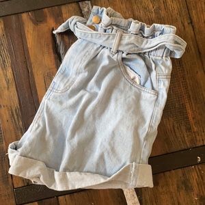VICI paper bag shorts